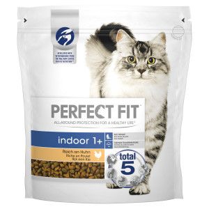 Perfect Fit Indoor 1+ met kip kattenvoer 2 x 7 kg