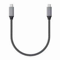 Satechi ST-U4C25M USB-kabel 0,25 m USB4 Gen 3x2 USB C Zwart, Grijs - thumbnail