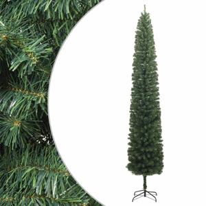 VidaXL Kunstkerstboom smal met standaard 300 cm PVC