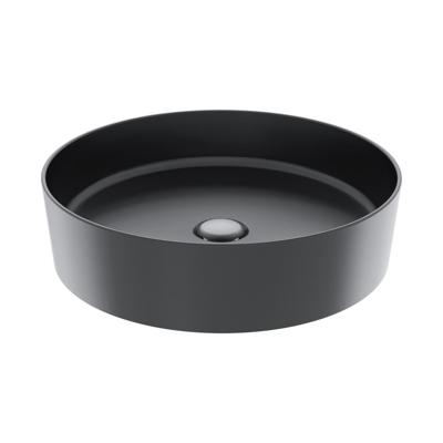 Waskom Creavit Loop | 45 cm | Keramiek | Vrijstaand | Rond | Antraciet mat