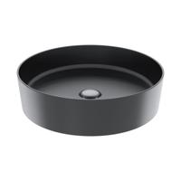 Waskom Creavit Loop | 45 cm | Keramiek | Vrijstaand | Rond | Antraciet mat