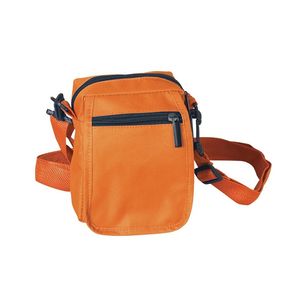 Oranje mini schoudertasjes 15 cm   -