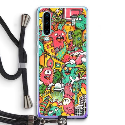 Vexx City: Huawei P30 Transparant Hoesje met koord