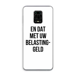Belastinggeld: Xiaomi Redmi Note 9 Pro Transparant Hoesje
