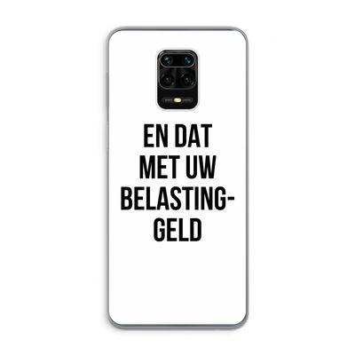Belastinggeld: Xiaomi Redmi Note 9 Pro Transparant Hoesje