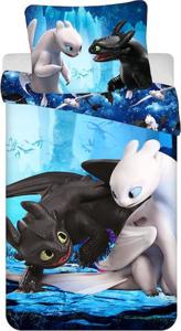 Hoe Tem je een Draak Dekbedovertrek Toothless & Light Fury - 140 x 200 cm - Polyester- 70 x 90 cm