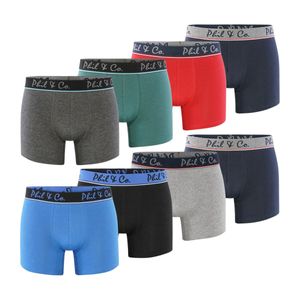 Phil & Co Phil & Co Boxershorts Heren 8-Pack Effen Kleur Assorti