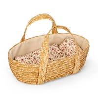 Rieten poppendraagmand - 35 cm