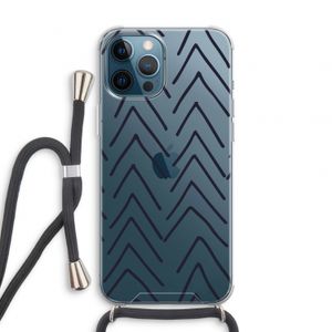 Marrakech Arrows: iPhone 12 Pro Transparant Hoesje met koord