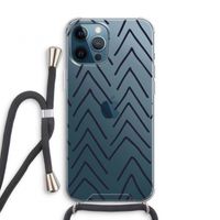 Marrakech Arrows: iPhone 12 Pro Transparant Hoesje met koord