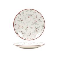Bord &apos;Berry&apos; rood Ø19,5cm