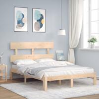 Bedframe zonder matras massief grenenhout 140x200 cm