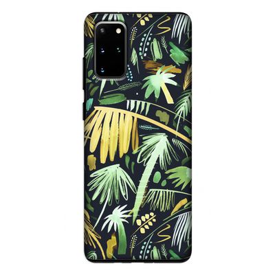 Tropical Palms Dark: Samsung Galaxy S20 Plus Tough Case