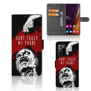 Samsung Galaxy Note20 Ultra Portemonnee Hoesje Zombie Blood