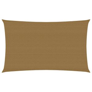 Zonnezeil 160 g/m 2x4,5 m HDPE taupe