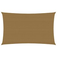 Zonnezeil 160 g/m 2x4,5 m HDPE taupe