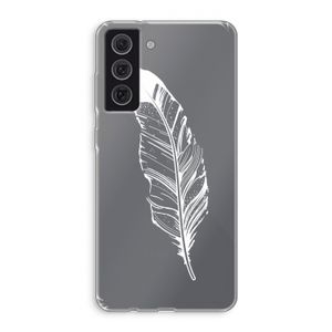 Pluim: Samsung Galaxy S21 FE Transparant Hoesje