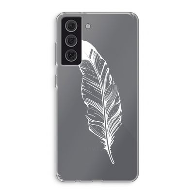 Pluim: Samsung Galaxy S21 FE Transparant Hoesje