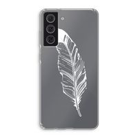Pluim: Samsung Galaxy S21 FE Transparant Hoesje