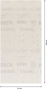 Bosch Accessoires Expert M480 schuurnet voor vlakschuurmachines 115 x 230 mm, K120 - 1 stuk(s) - 2608900772