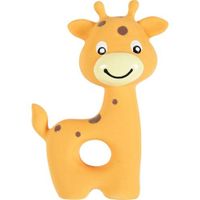 Zolux Puppyspeelgoed latex giraffe oranje - thumbnail
