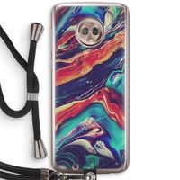 Chameleon Sun: Motorola Moto G6 Transparant Hoesje met koord