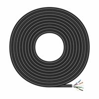 Stevige UTP-netwerkkabel Cat6 Aisens AWG24 Zwart 100 m