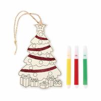 Kerstboomhanger Zelf kleuren
