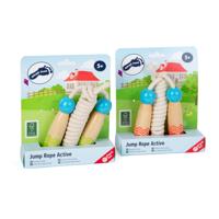 Small Foot - houten springtouw met patroon, set van 2