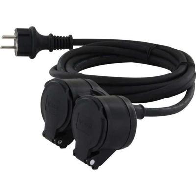 HO5RR-F 3 x1,5 mm2- IP44 Dual-Head Hole Extension- 10m-