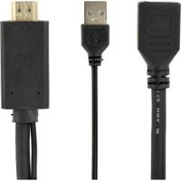 Gembird Actieve 4K HDMI naar DisplayPort-adapter, zwart Gembird Actieve 4K HDMI naar DisplayPort-adapter, zwart