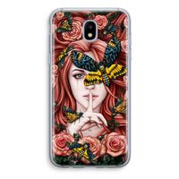 Lady Moth: Samsung Galaxy J5 (2017) Transparant Hoesje