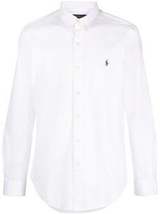 Polo Ralph Lauren embroidered-logo cotton shirt - Blanc