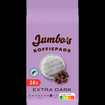 Jumbo&apos;s Koffiepads Extra Dark 56 Stuks