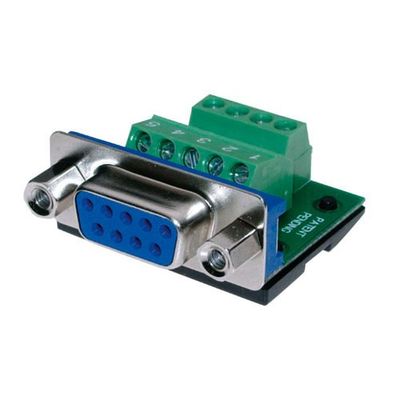 Intronics OEM AB4000 9 polige D-sub connector female met schroefcontacten
