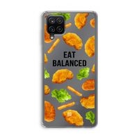 Eat Balanced: Samsung Galaxy A12 Transparant Hoesje