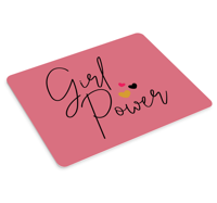 Originele muismat Girl power roze