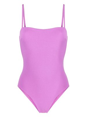 Matteau maillot de bain à encolure arrondie - Violet