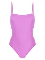 Matteau maillot de bain à encolure arrondie - Violet - thumbnail