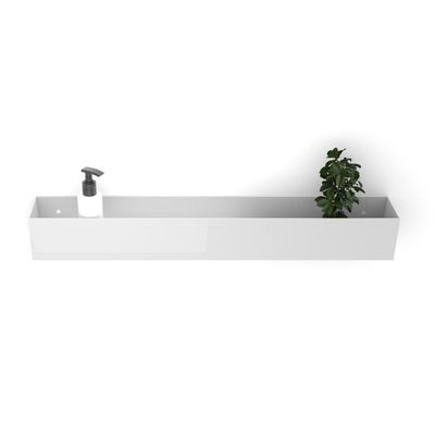 Looox Colour shelf box Special BoX rechthoek 60x10x10cm wit cshbox60w