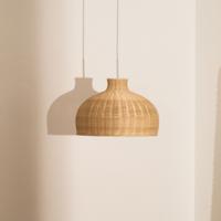 Kave Home Lampenkap 'Ennia' Rotan, 38cm