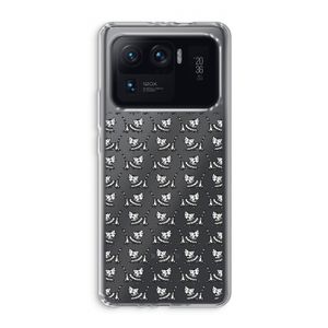 Zwarte poes: Xiaomi Mi 11 Ultra Transparant Hoesje