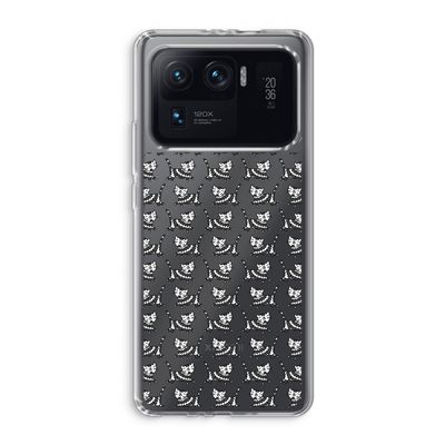 Zwarte poes: Xiaomi Mi 11 Ultra Transparant Hoesje