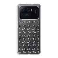 Zwarte poes: Xiaomi Mi 11 Ultra Transparant Hoesje