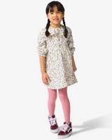 HEMA Kinderjurk Mousseline Bloemen Gebroken Wit (gebroken wit)