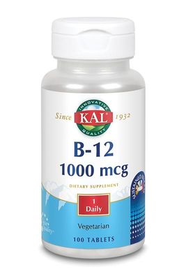 KAL Vitamine B12 1000mcg sustained release (100 tab)
