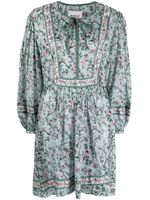 MARANT ÉTOILE robe courte à fleurs - Vert