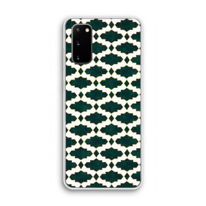 Moroccan tiles: Samsung Galaxy S20 Transparant Hoesje
