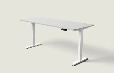 Desktronic HomePro bureau Wit / Grijs / 200x80 cm