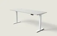 Desktronic HomePro bureau Wit / Grijs / 200x80 cm